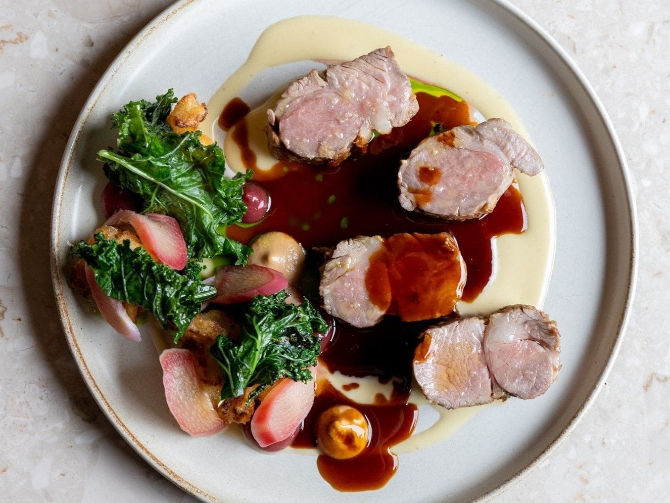 photo of our lamb dish at Ylja restuarant